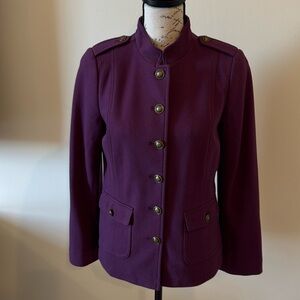 Talbots Twill Military Jacket